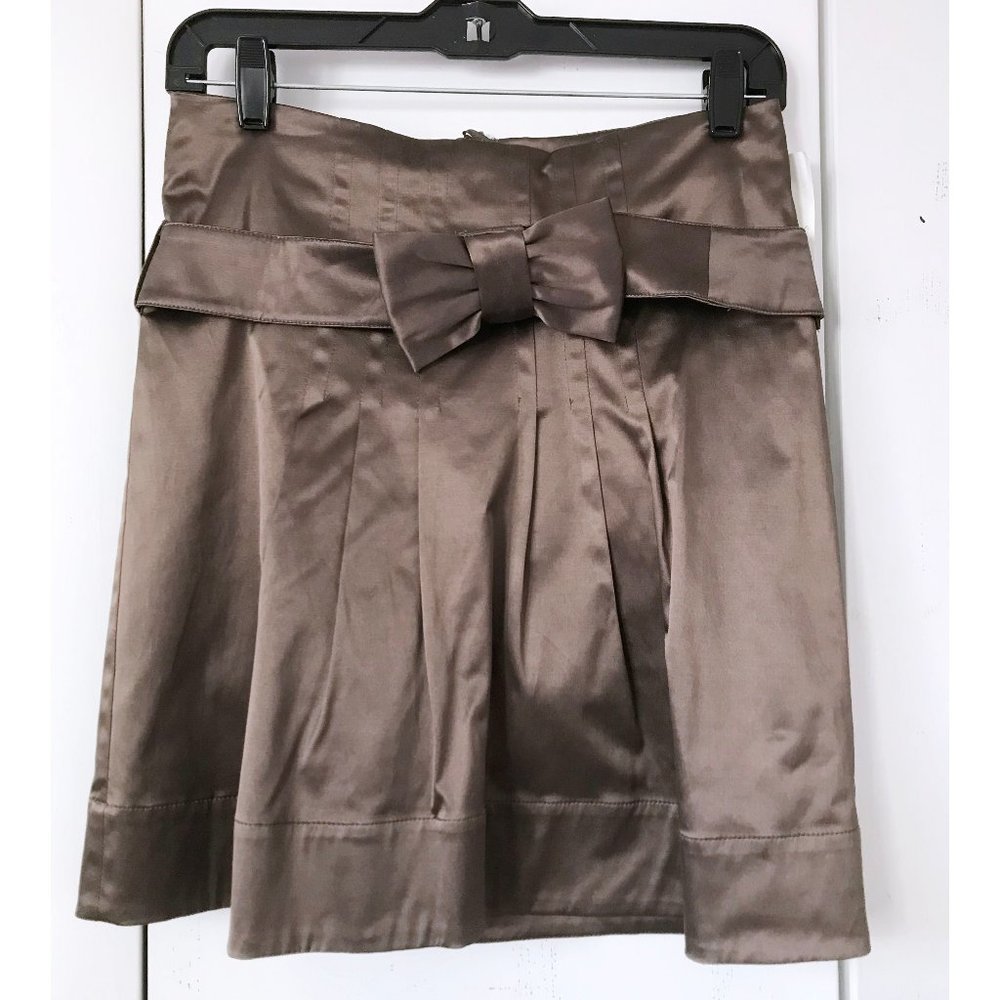 H&M Brown belted skirt sz US 6, EU 36, small